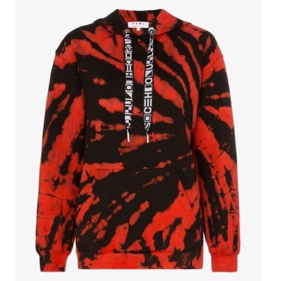 Proenza Schouler White Label Hoodie in Red / Black - Picture 1 of 9